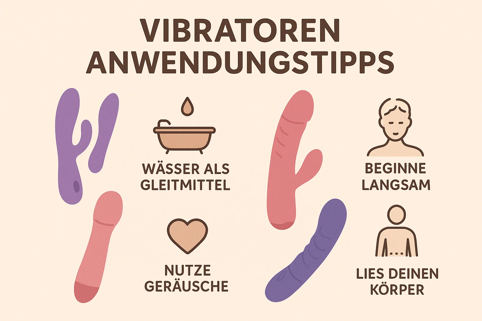 Vibratoren Anwendungstipps