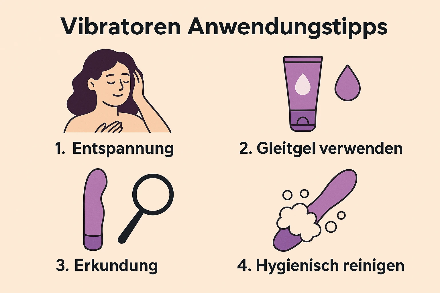 Vibratoren sicher auswählen, anwenden und pflegen